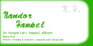 nandor hampel business card
