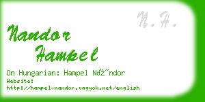 nandor hampel business card